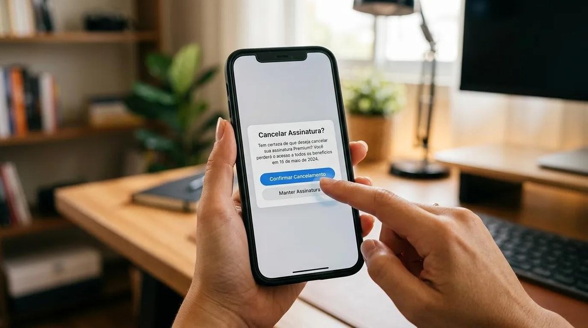 Cancelando assinatura no aplicativo de forma simples