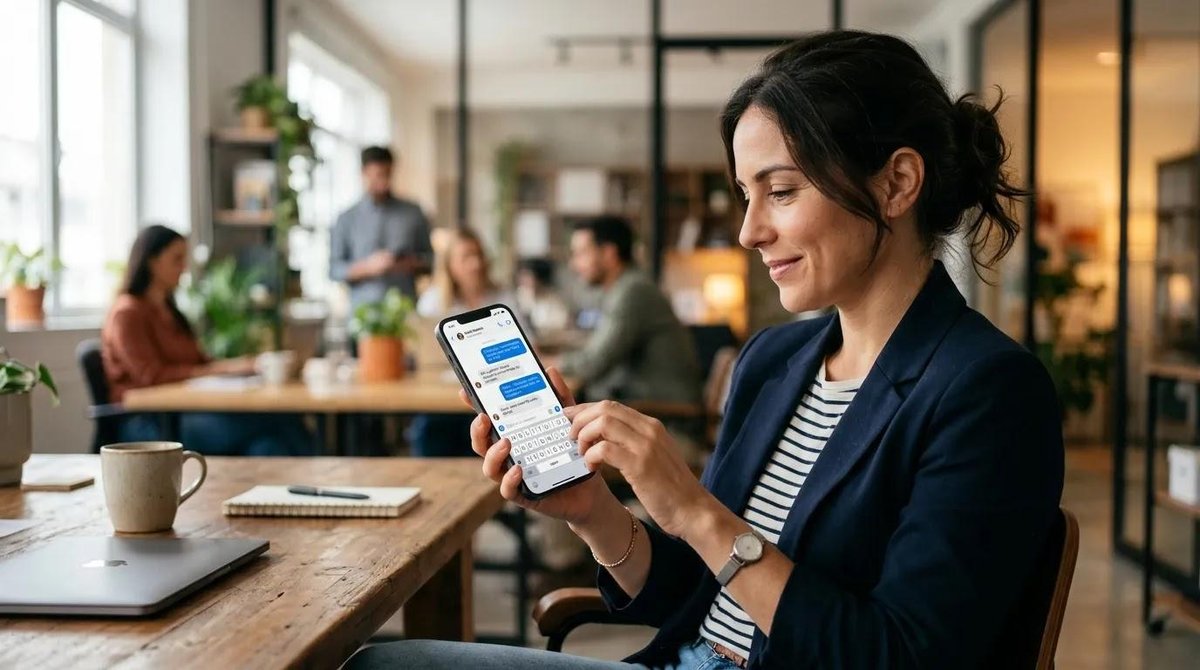 Uso do celular para comunicação com cliente em atraso