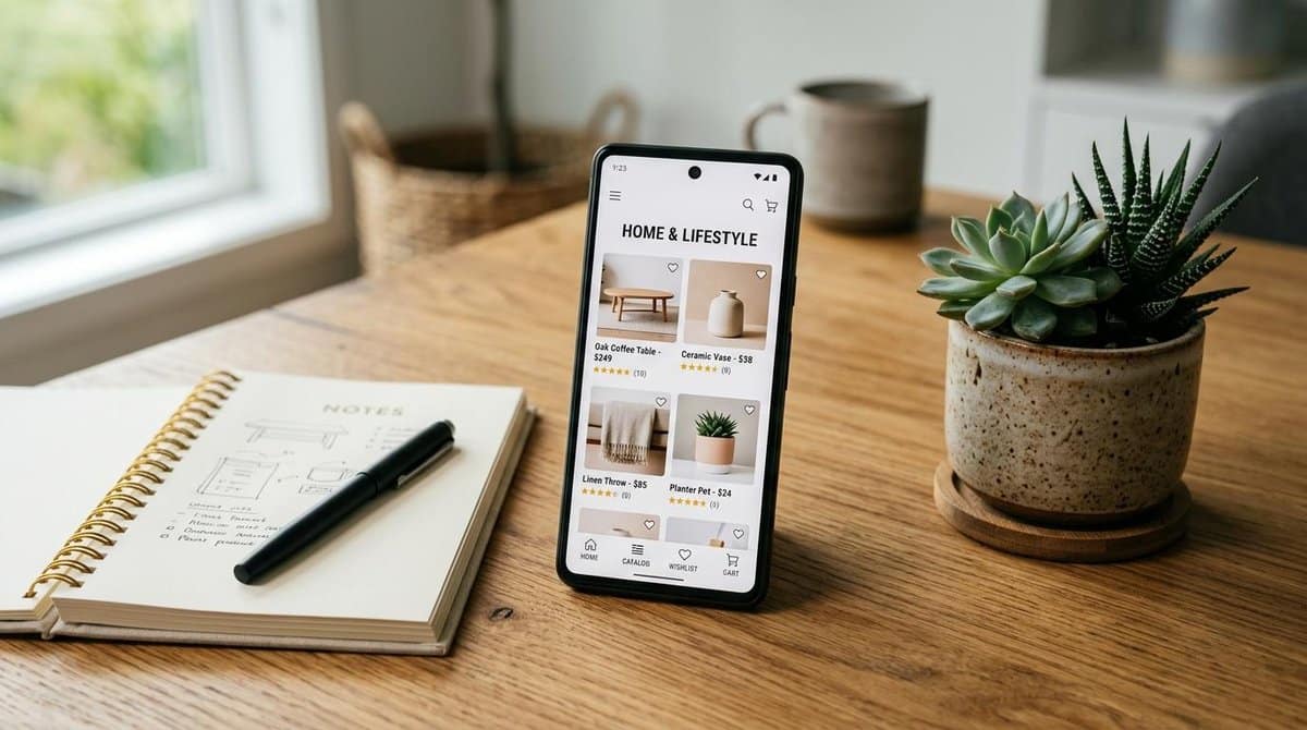 Pessoa gerenciando um catálogo de produtos no Mercado Pago, organizando itens, preços, descrições e disponibilidade para facilitar vendas e pagamentos online.